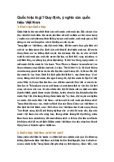 Quốc hiệu là gì? Quy định, ý nghĩa của quốc hiệu Việt Nam