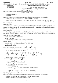 Đề thi tuyển sinh lớp 10 THPT năm học 2017 – 2018 môn Toán trường THPT chuyên Lê Quý Đôn – Bình Định