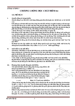 Bài giảng cơ nhiệt môn vật lý đại cương