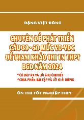 Chuyên đề phát triển VD – VDC trong đề tham khảo TN THPT 2024 môn Toán