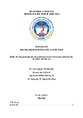 Từ những đường lối đổi mới của Đại hội VI, rút ra bài học kinh nghiệm để liên | Bài tập lớn môn Lịch sử đảng cộng sản Việt Nam