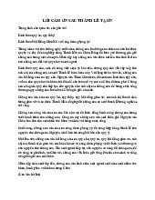 Lời Cảm Ơn Sau Thánh Lễ Tạ Ơn Cuối Năm 2023