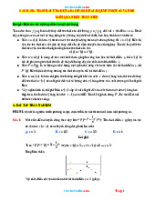 Các Dạng Toán Bài Ứng Dụng Đạo Hàm Để Giải Quyết Một Số Vấn Đề Liên Quan Đến Thực Tiễn Lớp 12 Giải Chi Tiết