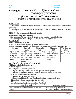 Giáo án Stem hình 9 học kỳ 1