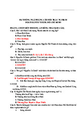 TOP 150 câu hỏi trắc nghiệm Môn Tư tưởng Hồ Chí Minh | Đại học Kinh Tế Quốc Dân