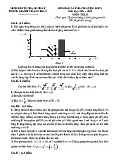 Đề khảo sát Toán 9 năm 2024 – 2025 phòng GD&ĐT Thạch Thất – Hà Nội