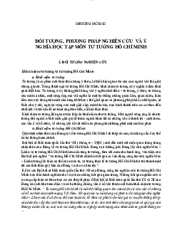 Giáo Trình Tư Tưởng Hồ Chí Minh Thư viện sách | Đại học Sư Phạm Hà Nội