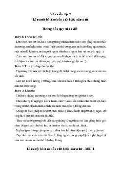 Làm một bài thơ bốn chữ hoặc năm chữ (14 mẫu) | Văn mẫu 7 Chân trời sáng tạo