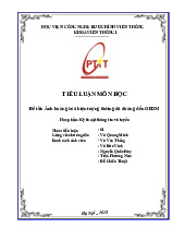 Tiểu luận Ảnh hưởng của hiện tượng fading đa đường đến OFDM môn Kỹ thuật thông tin vô tuyến | Học viện Công Nghệ Bưu Chính Viễn Thông