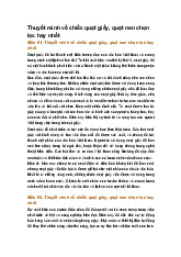 Thuyết minh về chiếc quạt giấy, quạt nan chọn lọc hay nhất