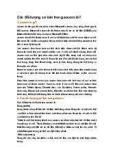 Các đối tượng cơ bản trong access là?