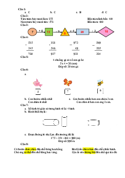 Đề thi học kì 2 môn Toán 2 năm 2022 - 2023 sách Kết nối tri thức với cuộc sống | Đề 1