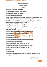 Đề kiểm tra lần 2 môn Kinh tế vi mô | Trường Đại học Kinh Tế Quốc Dân