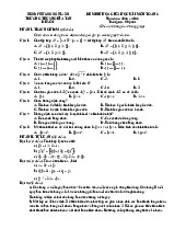 Đề minh họa giữa kì 1 Toán 6 năm 2025 – 2026 trường THCS Nghĩa Tân – Hà Nội