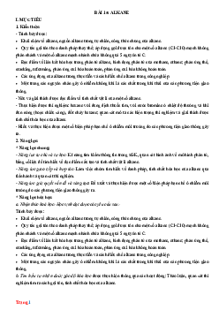 Giáo án Hóa 11 Kết Nối Tri Thức học kì 2 phương pháp mới