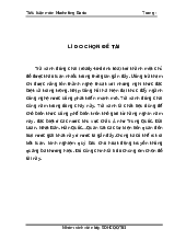 Tiểu luận môn Marketing Basic | Trường Đại học Kinh Bắc