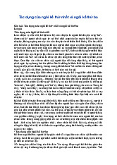 Tác dụng của ngôi kể thứ nhất và ngôi kể thứ ba | Lý thuyết ngữ văn 6 Chân trời sáng tạo