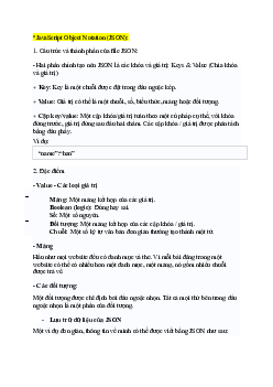 Bài tập mô tả cấu trúc và cách lưu trữ thông tin của định dạng dữ liệu