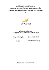 Báo Cáo Kỹ thuật xử lý nước thải