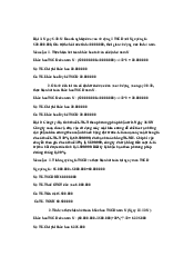 Bài tập chương 6 - Nguyên lý kế toán | Đại học Kinh Tế Quốc Dân
