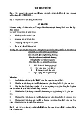 Bài tập thực hành luyện Word môn Tin học ứng dụng | Trường Đại Học Hạ Long