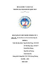 Cơ cấu đầu tư và Cơ cấu đầu tư hợp lý | Môn Kinh tế đầu tư - Đại học Kinh Tế Quốc Dân