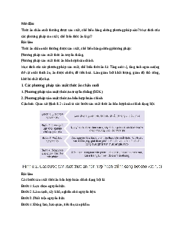 Công nghệ 11 Kết nối tri thức bài 8: Sản xuất và chế biến thức ăn chăn nuôi