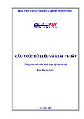 Giáo trình Cấu trúc dữ liệu và giải thuật| Giáo trình môn Cấu trúc dữ liệu và thuật toán| Trường Đại học Bách Khoa Hà Nội