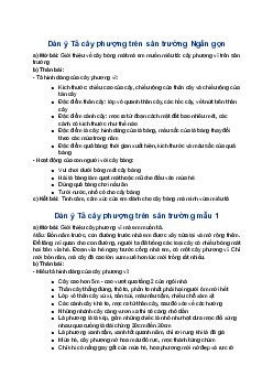 Lập dàn ý Tả cây phượng | Tập làm văn lớp 4