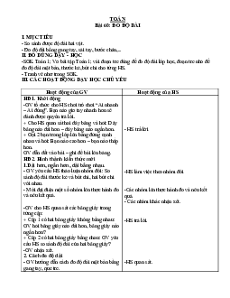 Giáo án Toán 1 - Tuần 21 | sách Vì sự bình đẳng và dân chủ trong giáo dục