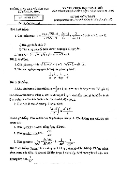 Đề chọn HSG Toán 9 đợt 1 năm 2021 – 2022 phòng GD&ĐT Ứng Hòa – Hà Nội