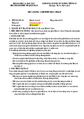 Đề cương chi tiết môn Kinh tế vĩ mô | Trường Đại học Kinh Tế Quốc Dân