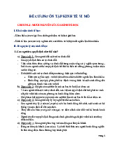 Đề cương môn kinh tế vi mô – khoa học  Trường Đại học bách khoa - Đại học đà nẵng.