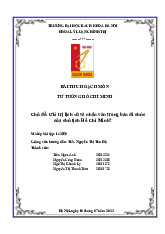 Bài thu hoạch Giá trị lịch sử và nhân văn trong bản di chúc của chủ tịch Hồ Chí Minh | Môn Tư tưởng Hồ Chí Minh - Đại học Bách Khoa Hà Nội