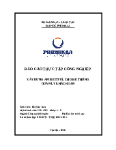 Bài cáo cáo thực tập tốt nghiệp