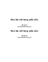 Đảm bảo chất lượng phần mềm | Môn Công nghệ thông tin - Đại Học Sư phạm Kỹ thuật Hưng Yên
