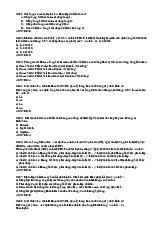 Câu hỏi trắc nghiệm Access môn Tin 3 | Trường Đại học Kinh Doanh và Công Nghệ Hà Nội