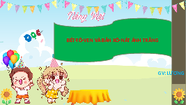 Giáo án điện tử  Tiếng Việt 4 -  Kết Nối Tri Thức:  Tuần 13 - Đọc: Bét-tô-ven và bản xô-nát ánh trăng.