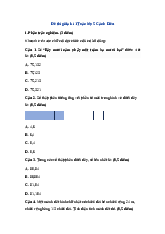 Đề thi giữa học kỳ 1 môn Toán lớp 5 năm học 2024 - 2025 - Đề số 1 | Bộ sách Cánh diều