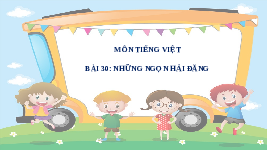 Giáo án điện tử Tiếng Việt 3 Tập 1 Bài 30 Kết nối tri thức: Những ngọn hải đăng - Đọc