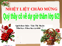 Giáo án điện tử Khoa học tự nhiên 6 bài 35 Chân trời sáng tạo : Lực và biểu diễn lực (tiết 2)