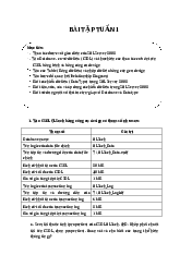 Bài tập hệ quản trị cơ sở dữ liệu | Cơ sở dữ liệu | Trường Đại học Công nghiệp TP.HCM