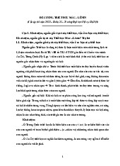 Đề cương Triết học Mác Lênin  | Đại học Nội Vụ Hà Nội