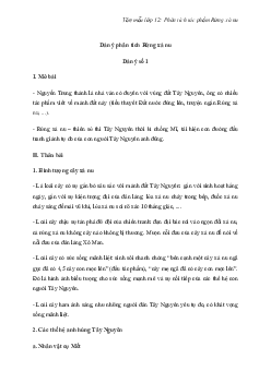 Phân tích tác phẩm Rừng xà nu của Nguyễn Trung Thành | Văn mẫu lớp 12