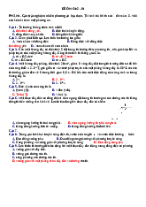 Đề ôn thi giữa kì 2 môn Vật lí 12