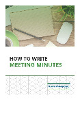 How to write Meeting Minutes -  Tài liệu tham khảo môn Tiếng anh | Đại học Hoa Sen