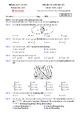 Đề tham khảo giữa kỳ 1 Toán 10 năm 2024 – 2025 trường THPT Yên Mô B – Ninh Bình