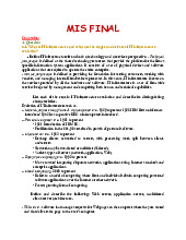 Note for chap 5 and 6 Môn Management information technology | Trường Đại học Quốc tế, Đại học Quốc gia Thành phố Hồ Chí Minh