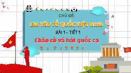 Giáo án điện tử Đạo đức 3 Bài 1 Kết nối tri thức: Chào cờ và hát Quốc ca