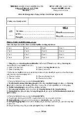 ĐỀ THI GIỮA HK 2 (2022-2023) | Môn thi: HỆ ĐIỀU HÀNH